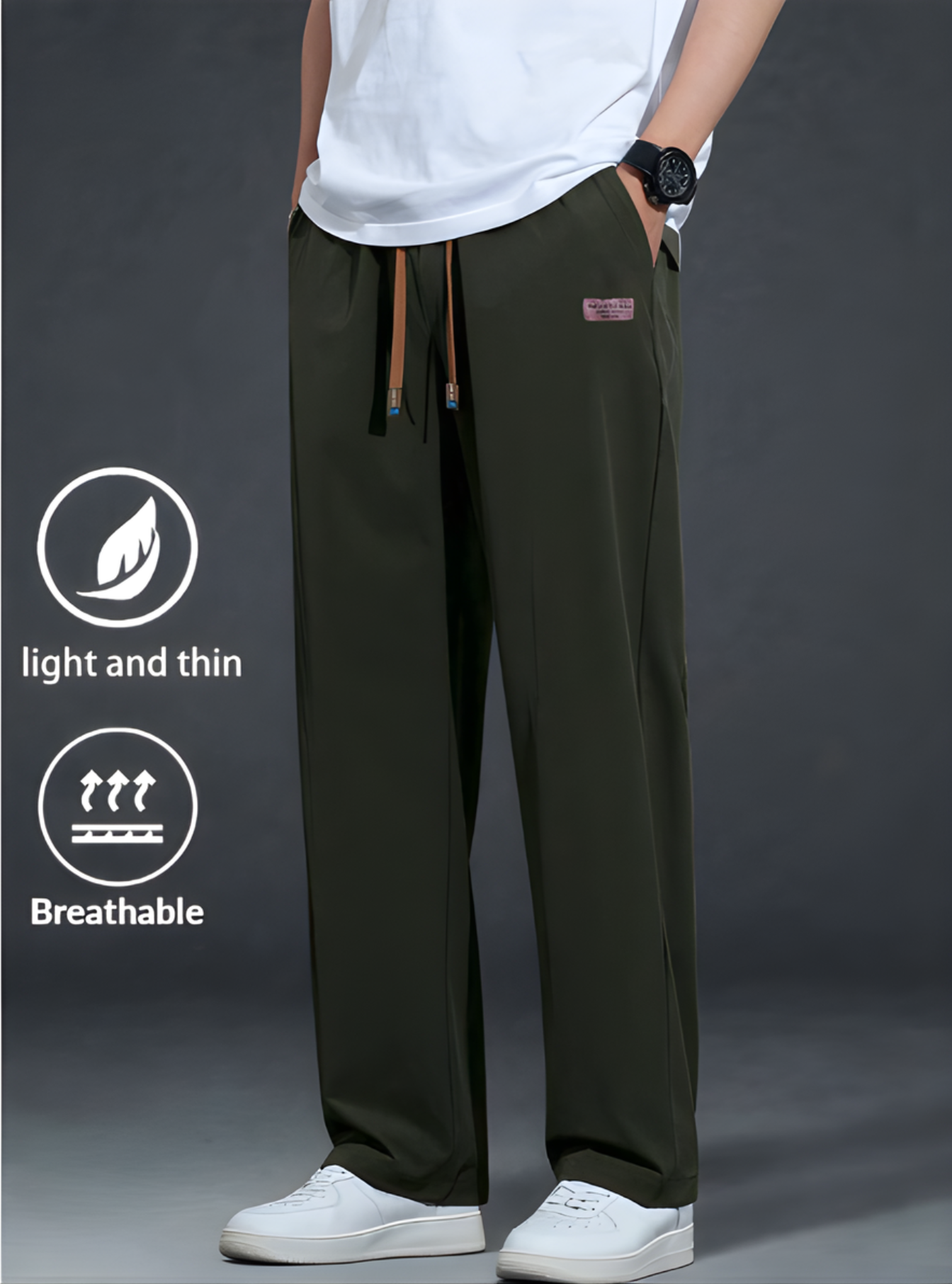 Men's Relaxed Fit Casual Pants